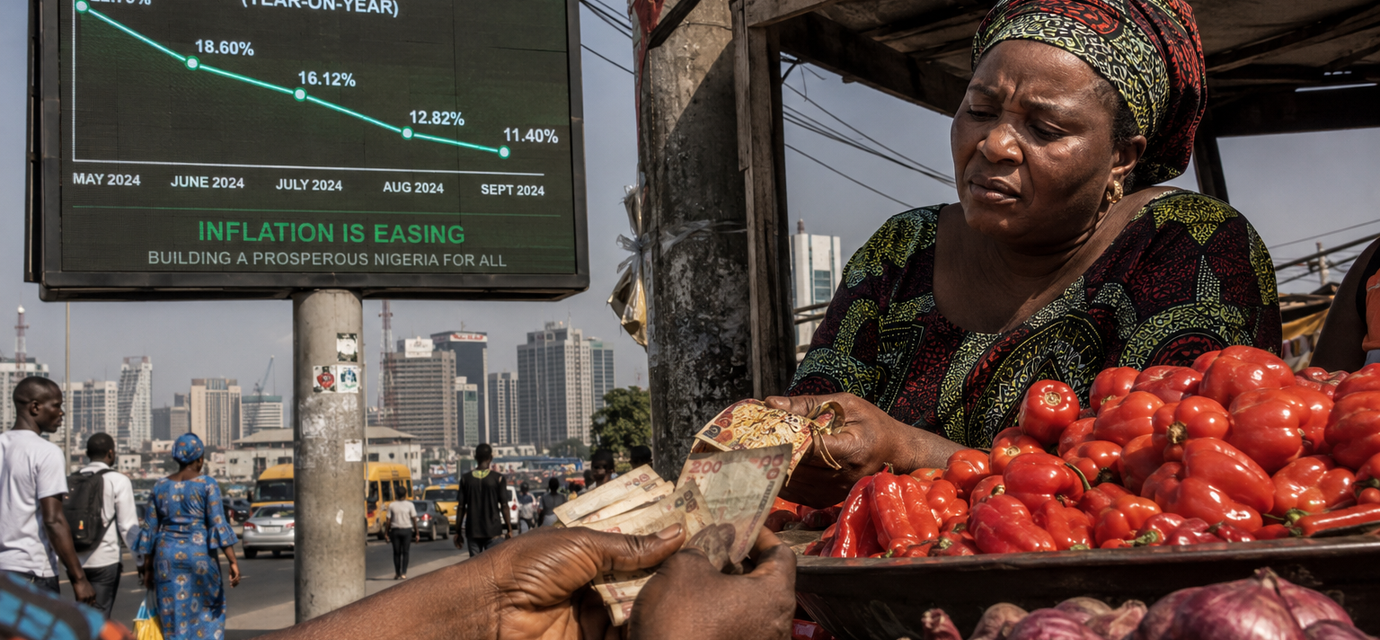 While official figures show that headline inflation in Nigeria slowed for a second consecutive month in July 2026